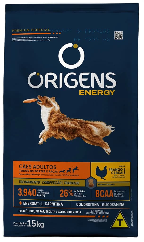 Origens Energy Cao Ad Fran 15 kg