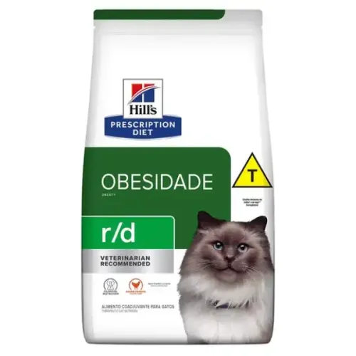 Hills Prescription Diet R/D Gatos Adultos Obesos Redução de Peso 1,81 kg