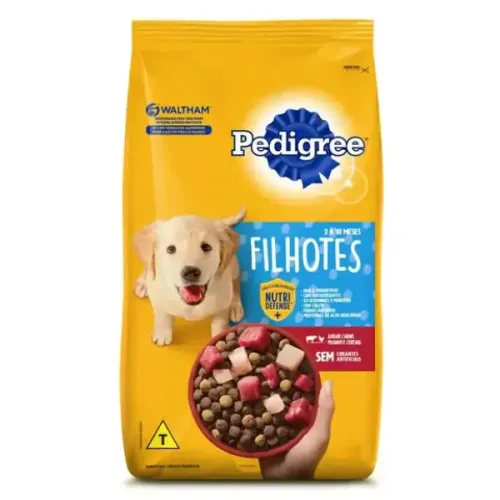 Pedigree Cães Filhotes Raças Médias e Grandes Carne Frango e Cereais 3 kg