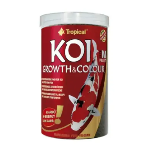 Ração Tropical Koi & Growth & Colour Medium Pellet 350 G