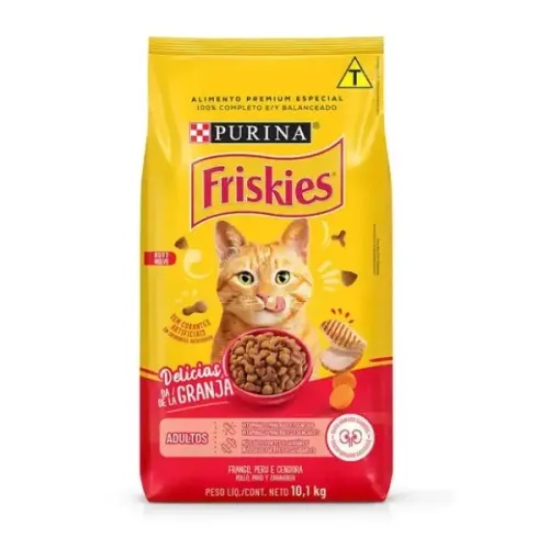 Friskies Gatos Adultos Delícias da Granja Frango 10,1 kg