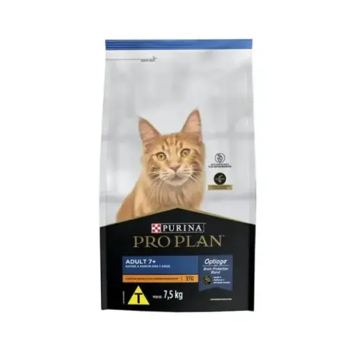 Pro Plan Gatos Adultos 7+ Frango 7,5kg