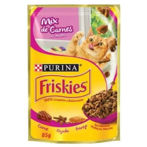 Friskies Sache Mix De Carne ao Molho 85 g