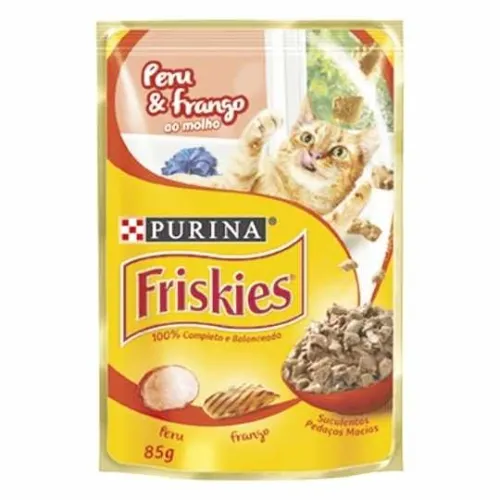 Friskies Sache Peru e Frango ao Molho 85 g
