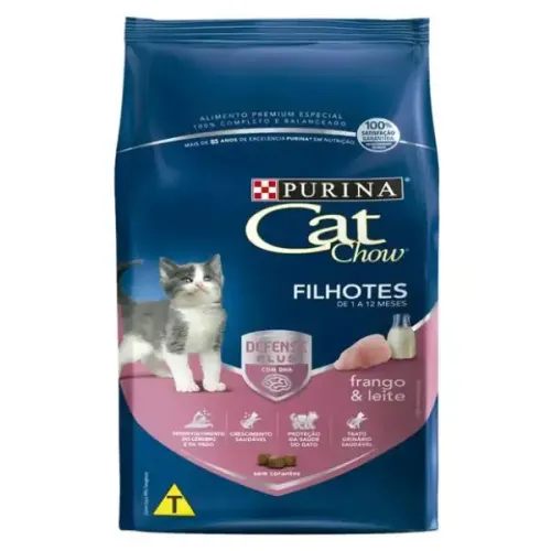 Cat Chow Filhotes Frango e Leite 1 kg