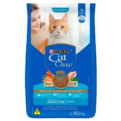 Cat Chow Adultos Peixe 10,1 kg