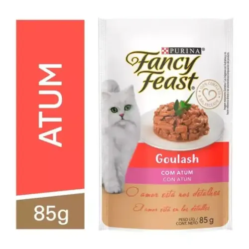 Ração Úmida Fancy Feast Goulash Atum 85 g