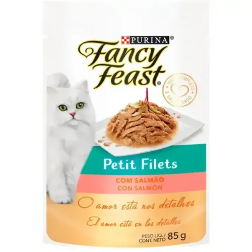 Ração Úmida Fancy Feast Petit Filet Salmão 85 g
