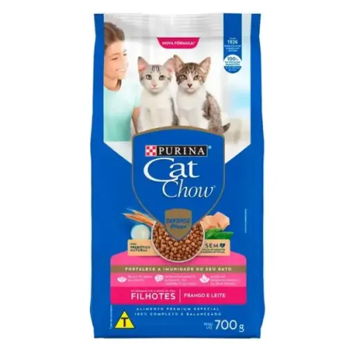 Cat Chow Filhotes Frango e Leite 700 g