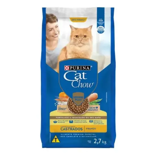 Cat Chow Castrados Frango 2,7 kg