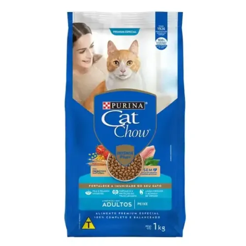 Cat Chow Adultos Peixe 1 kg