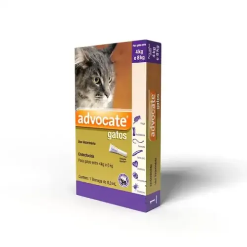 Antipulgas Advocate Gatos entre 4 e 8kg 1 pipeta