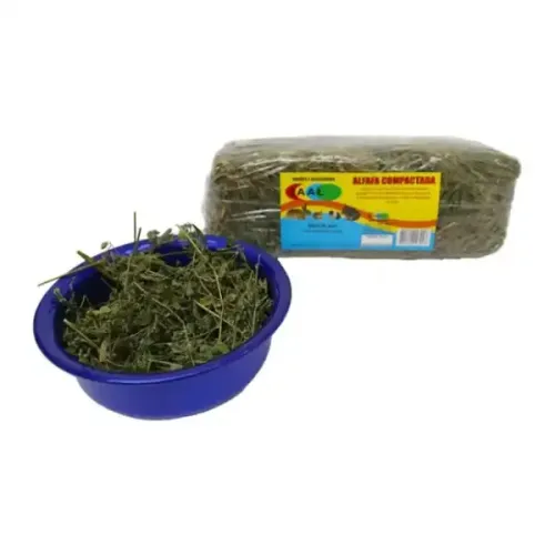 Alfafa Em Rama Compactada Para Roedores Jaal 600 g