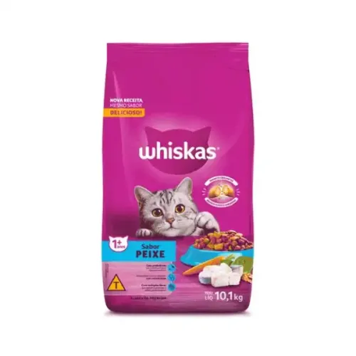 Whiskas Gatos Adultos Peixe 10,1 kg