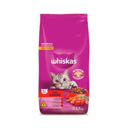 Whiskas Gatos Adultos Mix Carne 2,7 kg