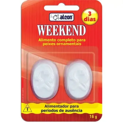 Ração para 3 dias Weekend Alcon 16 g
