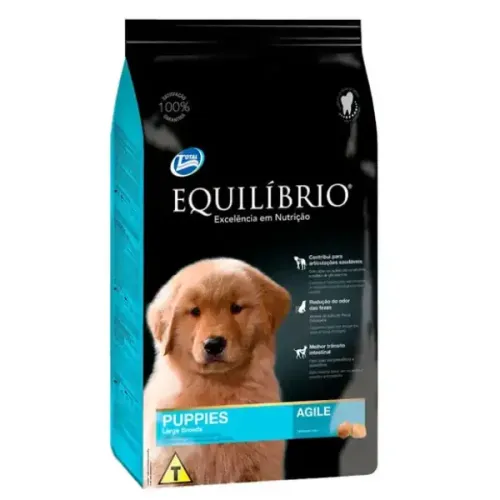 Equilíbrio Cães Filhotes Raças Grandes 15 kg