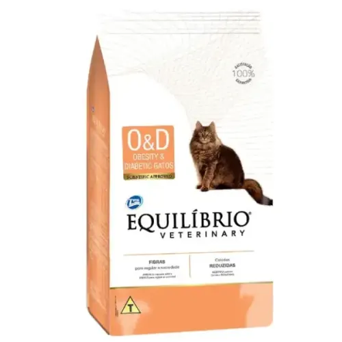Equilíbrio Veterinary Gatos Obesidade e Diabete 2 kg