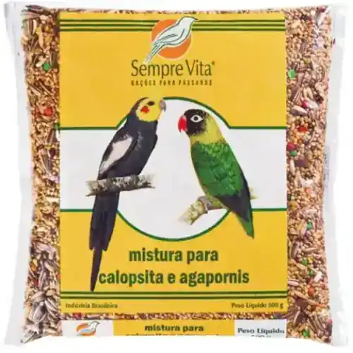 Mistura para Calopsita e Agapornis Sempre Vita 500 g