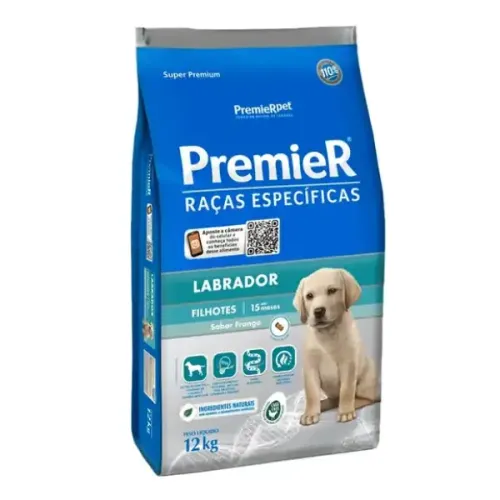 Premier Labrador Filhotes Frango 12 kg
