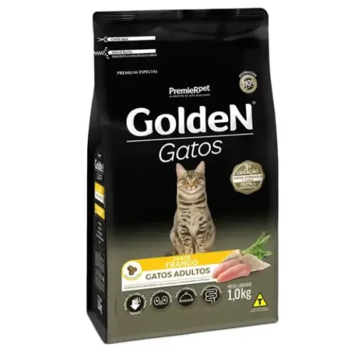 Golden Gatos Adultos Sabor Frango 1kg