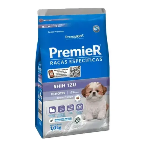 Premier Shih Tzu Filhotes Frango Raças Específicas 1 kg