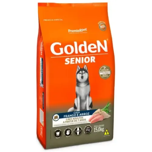Golden Fórmula Sênior Frango e Arroz 15 kg