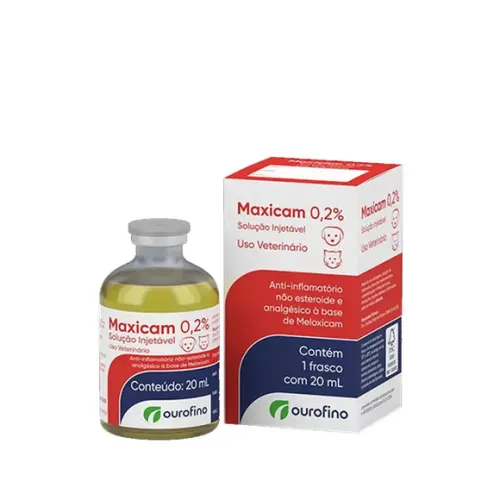 Anti-inflamatório Maxicam Injetável Ourofino 20 ml