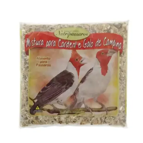 Mistura para Cardeal e Galo de Campina Nutripássaros 500 g