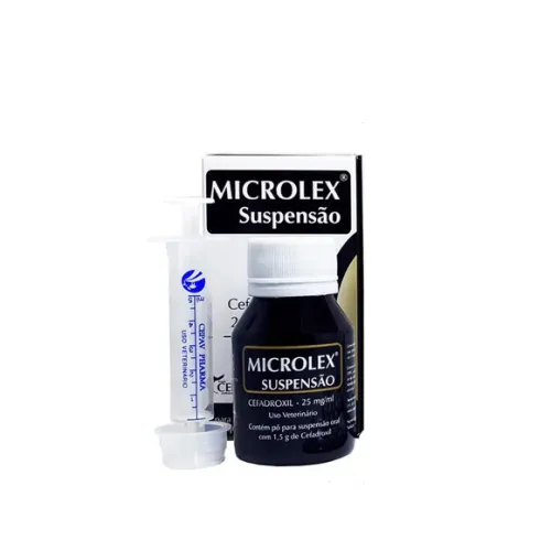 Antibiótico Microlex Suspensão Cães e Gatos Cepav 60 ml