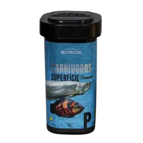 Ração Carnivoros Superficie P Nutricon 70 g