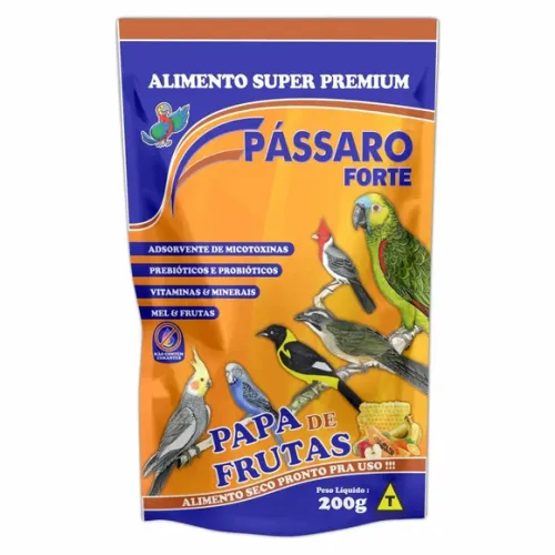 Papa de Frutas Pássaro Forte 200g