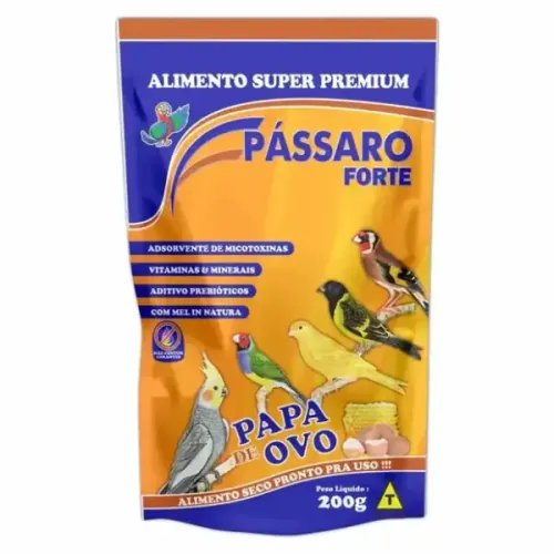 Papa de Ovo Pássaro Forte 200g
