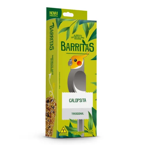 Bastão de Sementes Barritas Calopsita Zootekna 70g