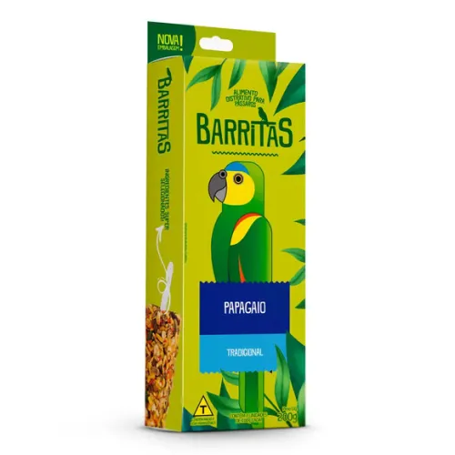 Bastão de Sementes Barritas Papagaio Zootekna 200g
