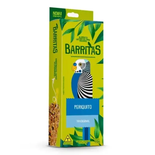 Bastão de Sementes Barritas Periquito Zootekna 70g