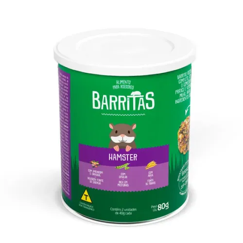 Barrinha Alimento para Roedores Zootekna 80g