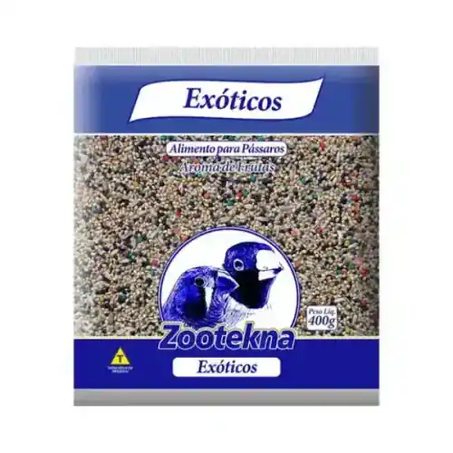 Mistura de Sementes Pássaro Exôtico Zootekna 500g