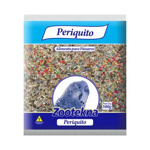 Mistura Balanceada Sementes Periquito Zootekna 500g