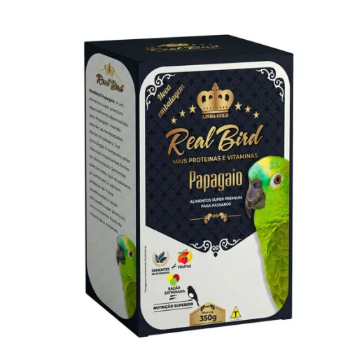 Alimento Super Premium Realbird Papagaio Zootekna 350g