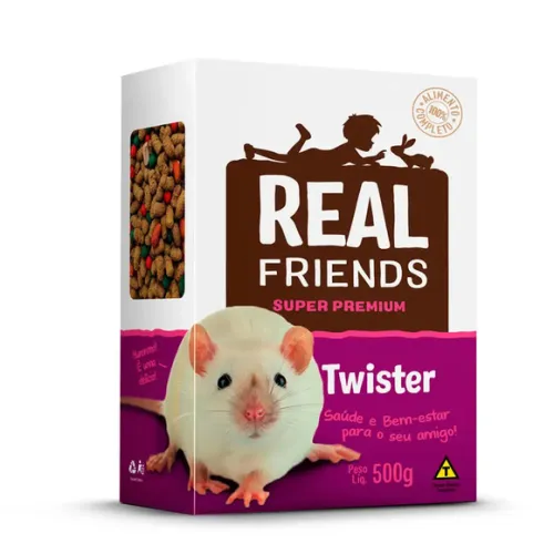 Alimento Super Premium com Frutas Realfriends Twister Zootekna 500g