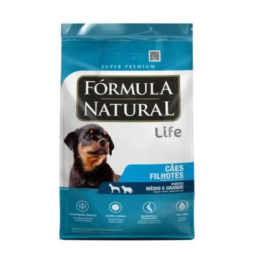 Fórmula Natural Life Cães Filhotes Médio e Grande 2,5 kg