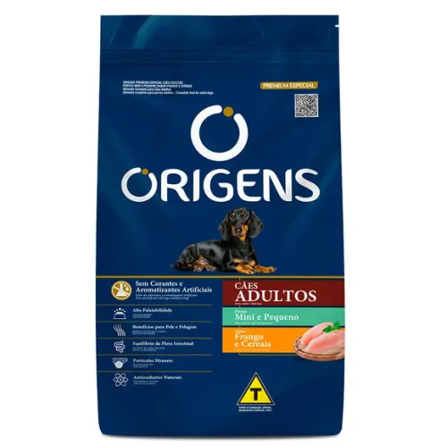 Origens Cães Adultos Porte Mini e Pequeno Frango e Cereais 1 kg