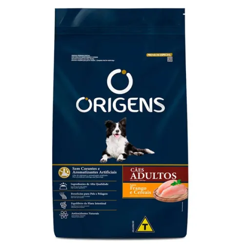 Origens Cães Adultos Frango e Cereais 1kg