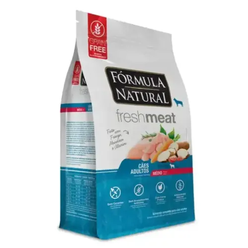 Fórmula Natural Fresh Meat Cães Adultos Médio Frango 1 kg