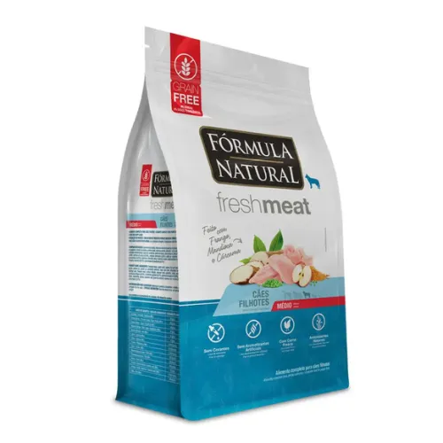 Fórmula Natural Fresh Meat Cães Filhote Médio Frango 1 kg
