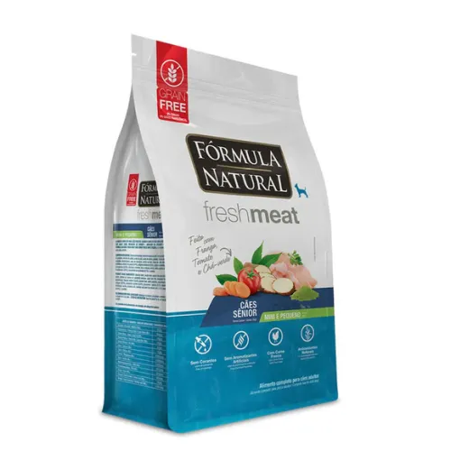 Fórmula Natural Fresh Meat Cães Sênior Mini e Pequeno Frango 1 kg