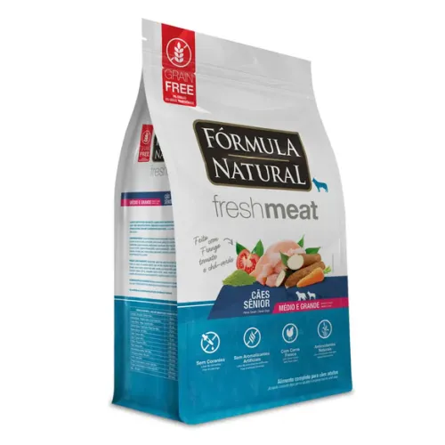 Fórmula Natural Fresh Meat Cães Sênior Médio e Grande Frango 2,5 kg