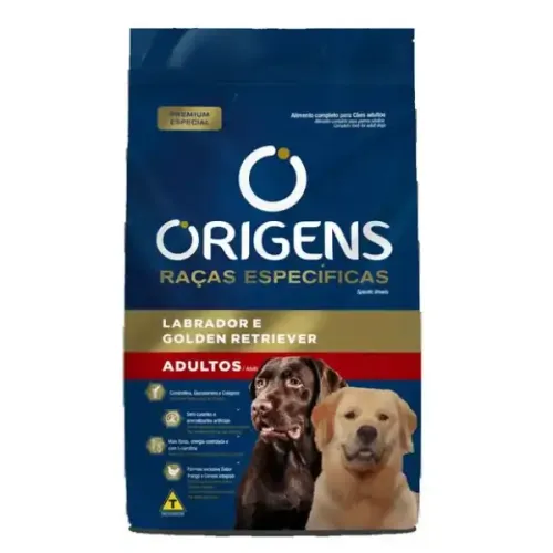Origens Cães Adultos Raças Específicas Labrador e Golden 15 kg