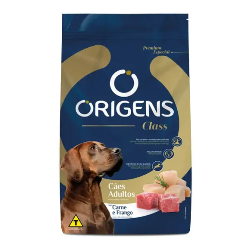 Ração Origens Classic Cães Adultos Carne e Frango 20 kg
